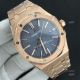 Swiss Made Audemars Piguet Royal Oak Blue Dial 15400 Rose Gold Knockoff Watch (9)_th.jpg